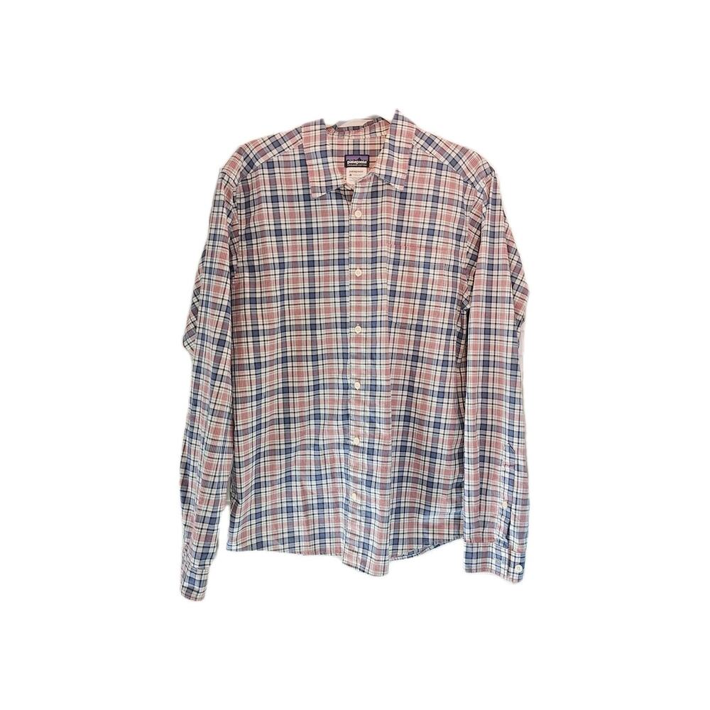 Patagonia Size M Men's Long Sleeve Button Up Plaid Shirt